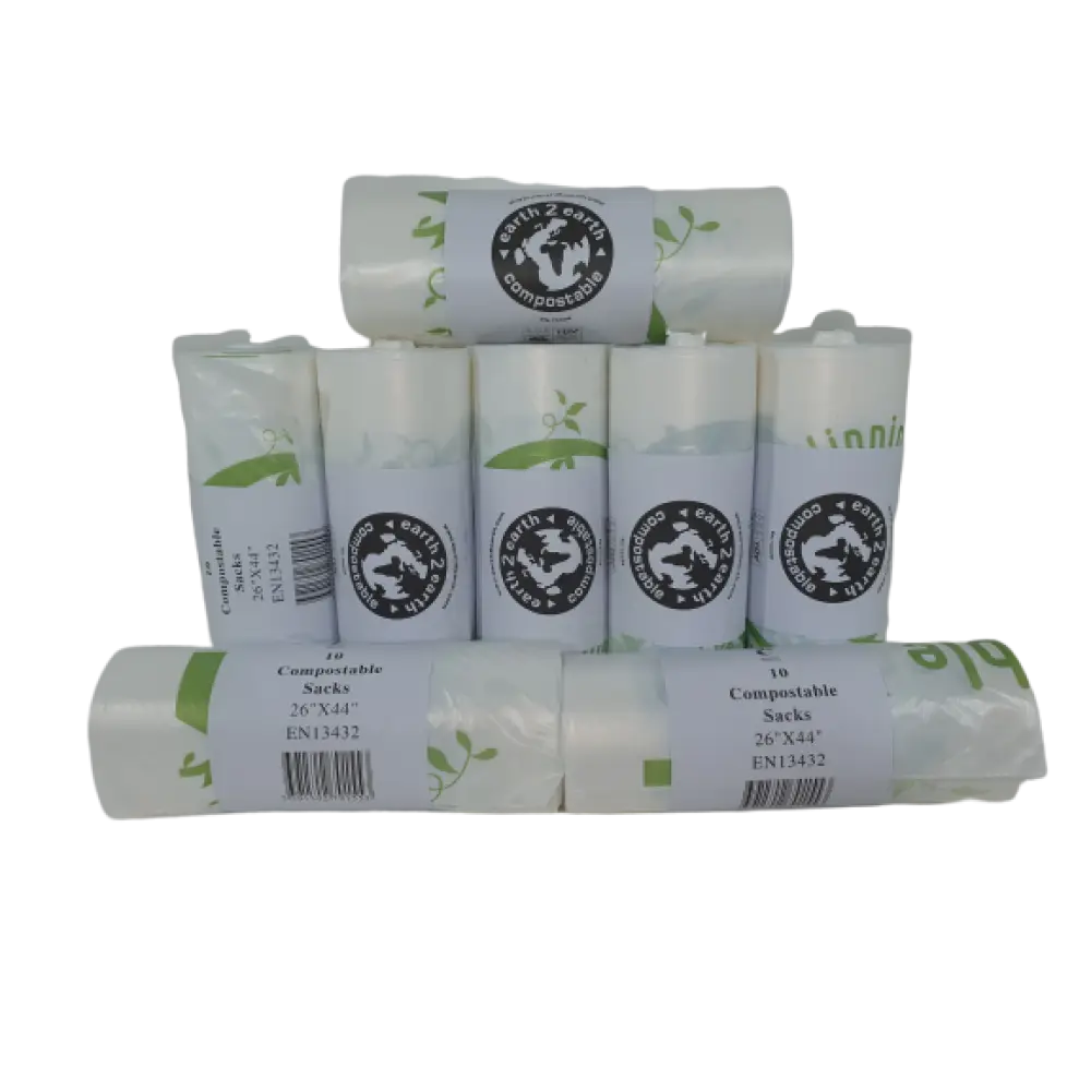 Compostable Sacks 26" x 44" - Clear image 0