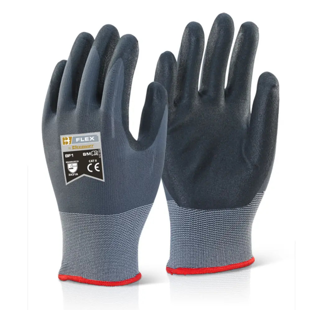 Beeswift Nitrile Pu Mix Coated Gloves (XL) image 0