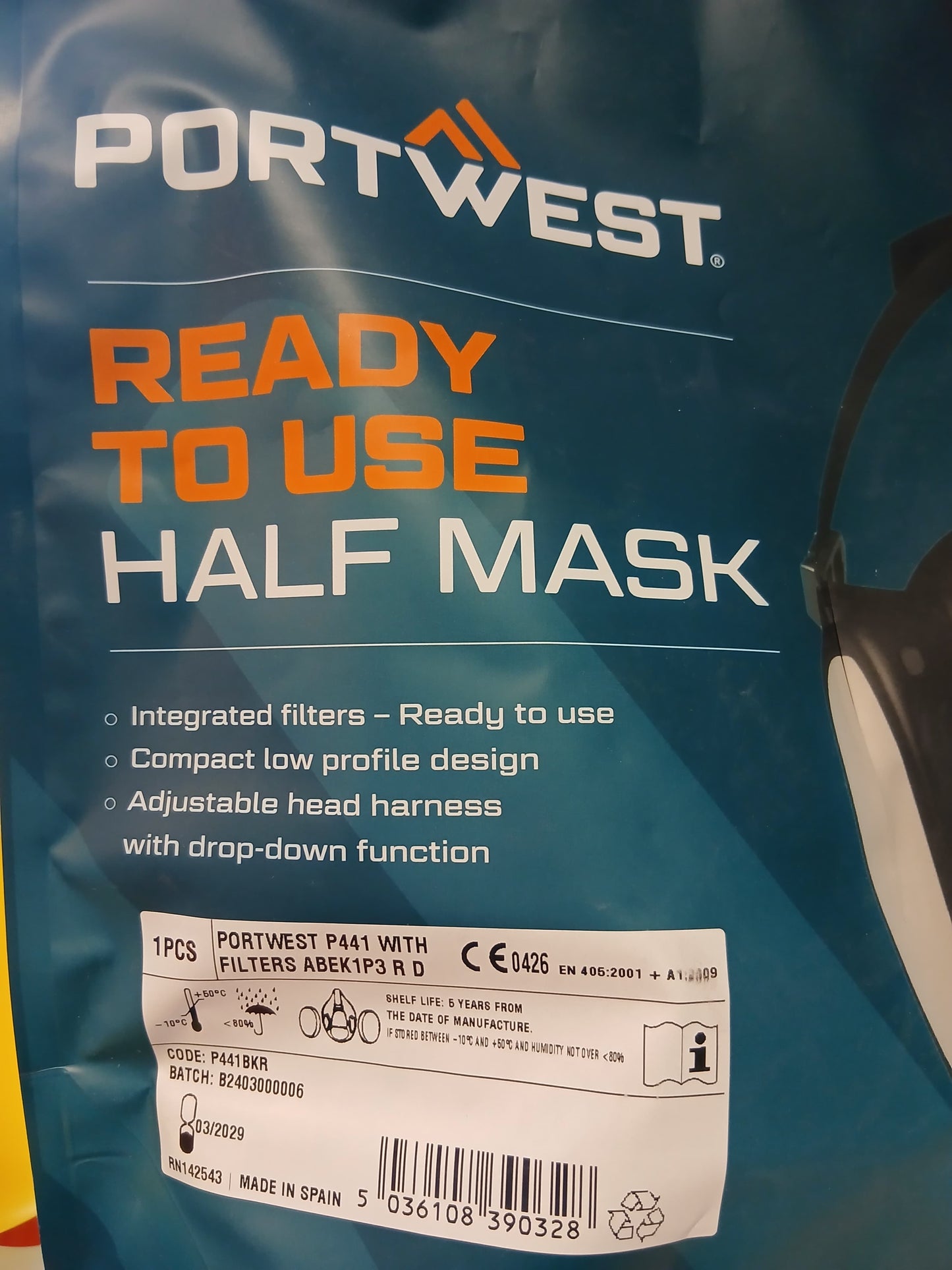ABEK1P3 Ready to Use 1/2 Mask image 5