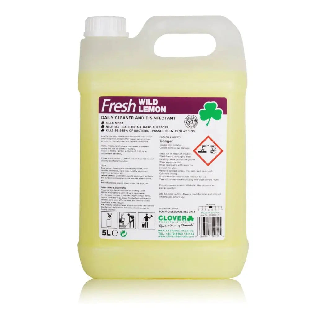 Fresh Wild Lemon Daily Cleaner & Disinfectant 5L image 0