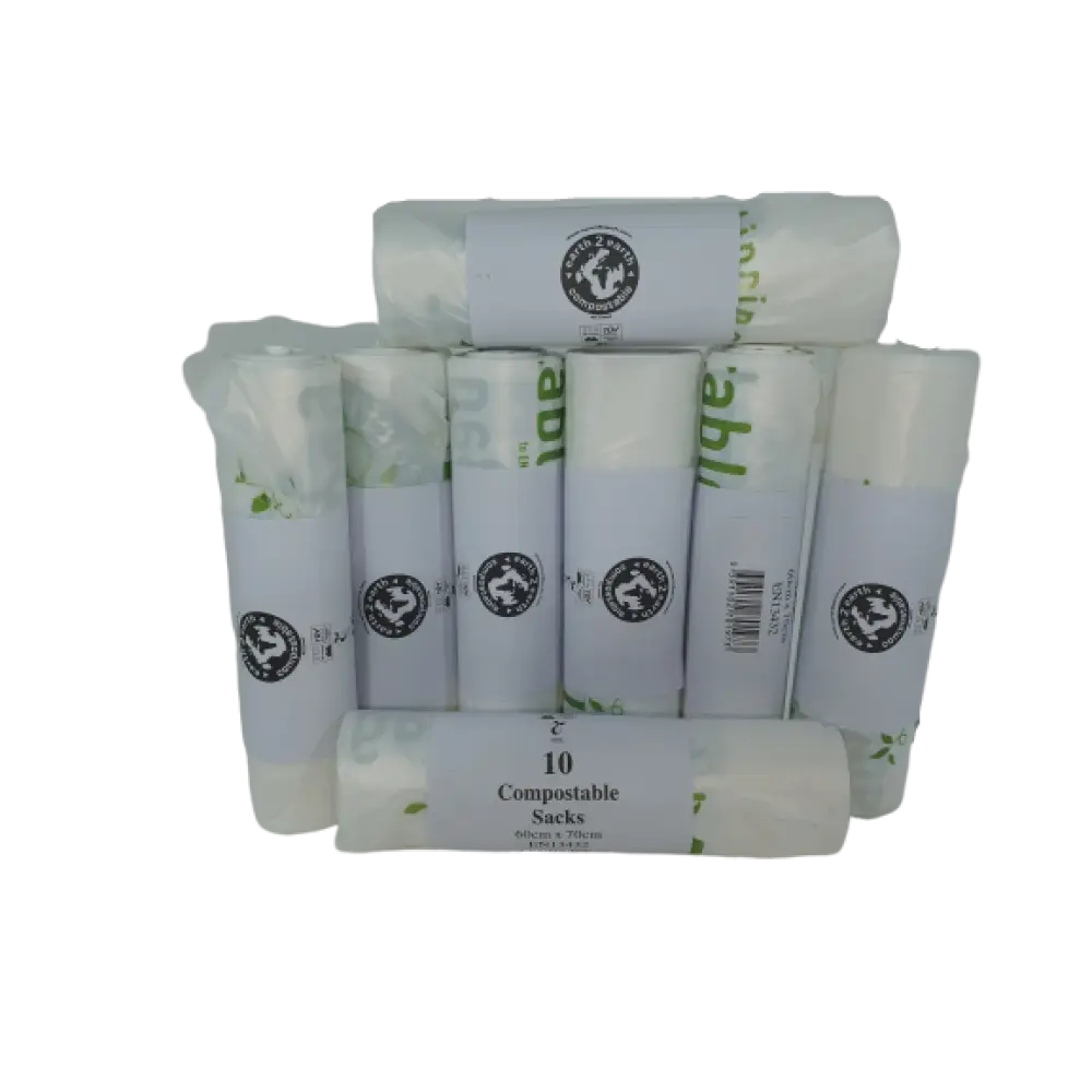 Compostable Sacks 600 mm x 700 mm - Clear image 0