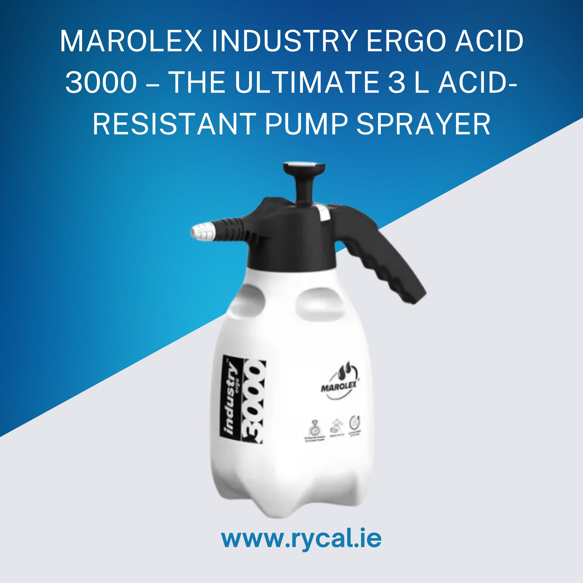 marolex 3 litre pump spray bottle