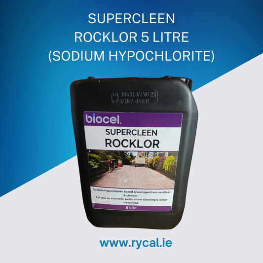 Supercleen Rocklor 5 Litre – Sodium Hypochlorite Cleaner & Sanitiser